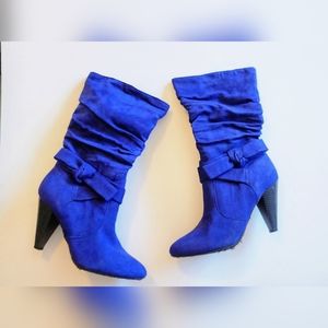 Cobalt Blue Boots